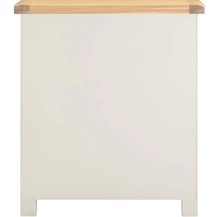 Windsor 3+2 Drawer Chest - Ivory/Oak | Murphy Furniture