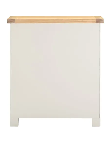Windsor 3+2 Drawer Chest - Ivory/Oak | Murphy Furniture