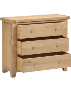 Windsor 3 Drawer Chest - Natural Oak | Murphy Furniture 2