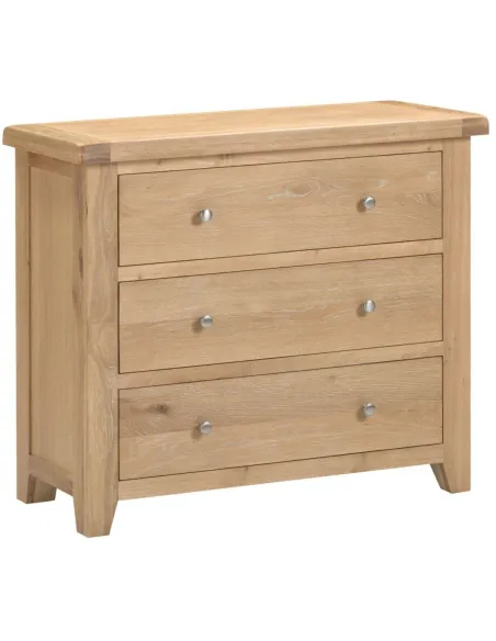 Windsor 3 Drawer Chest - Natural Oak | Murphy Furniture
