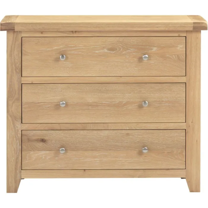 Windsor 3 Drawer Chest - Natural Oak | Murphy Furniture