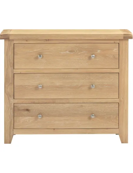 Windsor 3 Drawer Chest - Natural Oak | Murphy Furniture