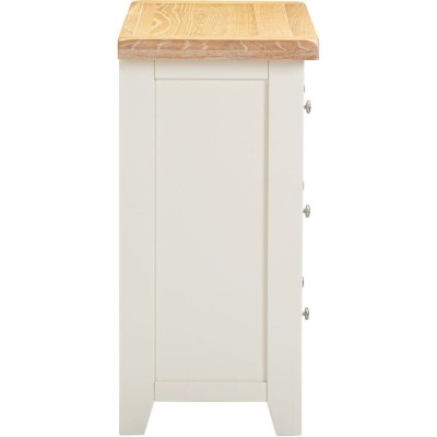 Windsor 3 Drawer Chest - Ivory/Oak | Murphy Furniture