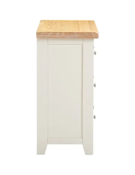 Windsor 3 Drawer Chest - Ivory/Oak | Murphy Furniture