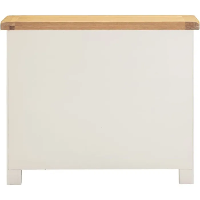 Windsor 3 Drawer Chest - Ivory/Oak | Murphy Furniture