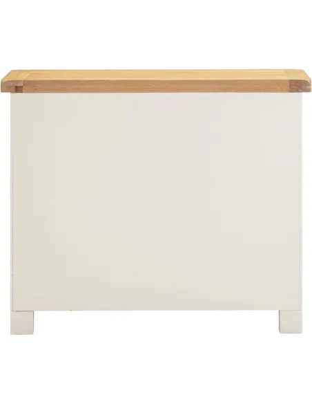 Windsor 3 Drawer Chest - Ivory/Oak | Murphy Furniture