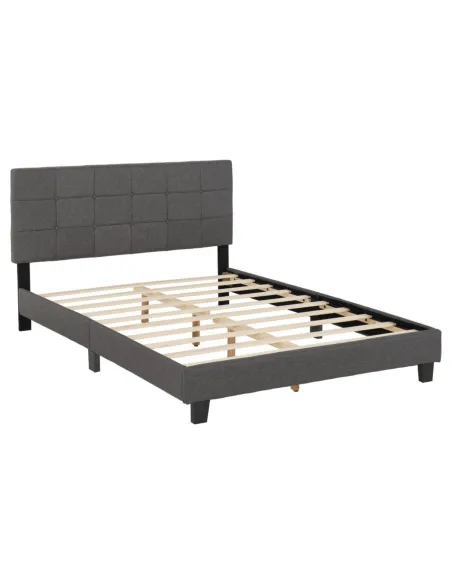 Arran 4FT6 Bedframe - Grey Fabric | Murphy Furniture
