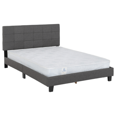 Arran 4FT6 Bedframe - Grey Fabric | Murphy Furniture