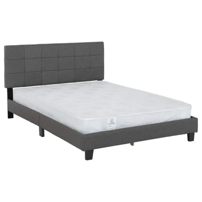 Arran 4FT6 Bedframe - Grey Fabric | Murphy Furniture