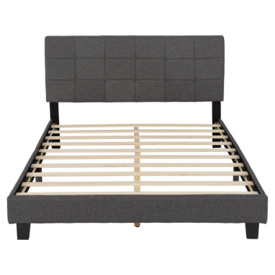 Arran 4FT6 Bedframe - Grey Fabric | Murphy Furniture