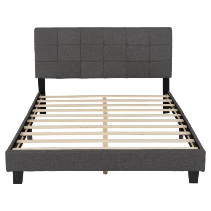 Arran 4FT6 Bedframe - Grey Fabric | Murphy Furniture