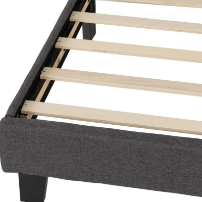 Arran 4FT6 Bedframe - Grey Fabric | Murphy Furniture