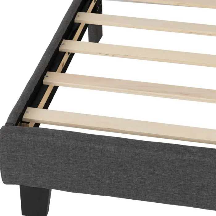 Arran 4FT6 Bedframe - Grey Fabric | Murphy Furniture