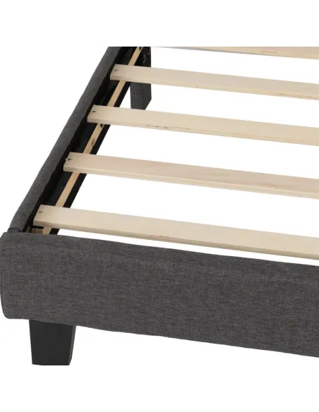 Arran 4FT6 Bedframe - Grey Fabric | Murphy Furniture