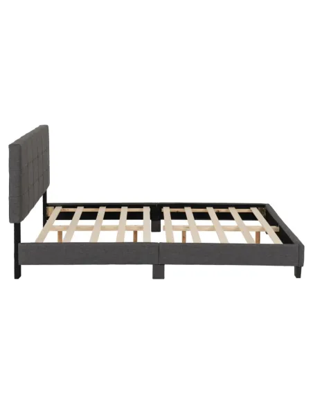 Arran 4FT6 Bedframe - Grey Fabric | Murphy Furniture