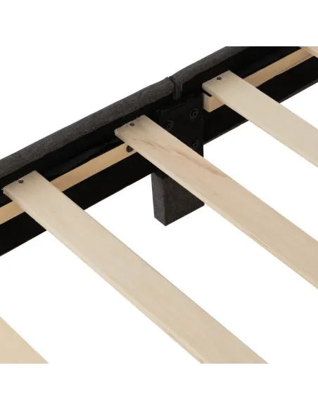 Arran 4FT6 Bedframe - Grey Fabric | Murphy Furniture