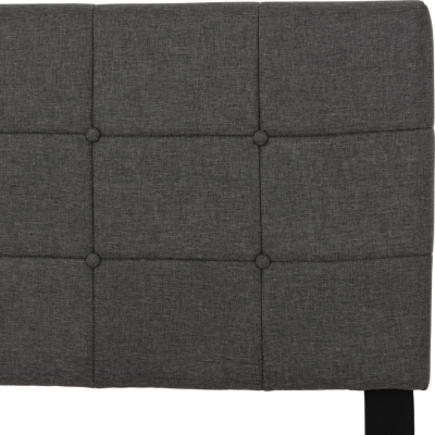 Arran 4FT6 Bedframe - Grey Fabric | Murphy Furniture