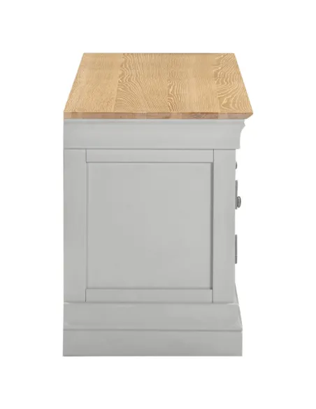 Bordeaux TV Stand - Pebble Grey/Oak | Murphy Furniture
