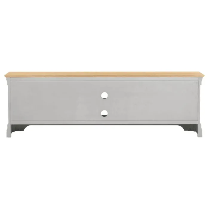 Bordeaux TV Stand - Pebble Grey/Oak | Murphy Furniture