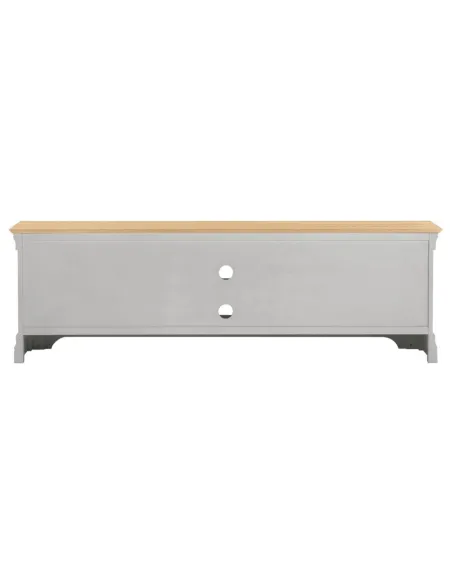 Bordeaux TV Stand - Pebble Grey/Oak | Murphy Furniture