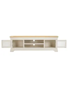 Bordeaux TV Stand - Ivory/Oak | Murphy Furniture 2
