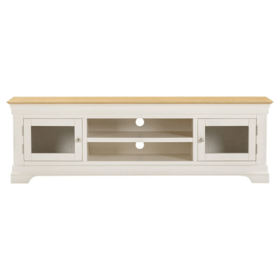 Bordeaux TV Stand - Ivory/Oak | Murphy Furniture