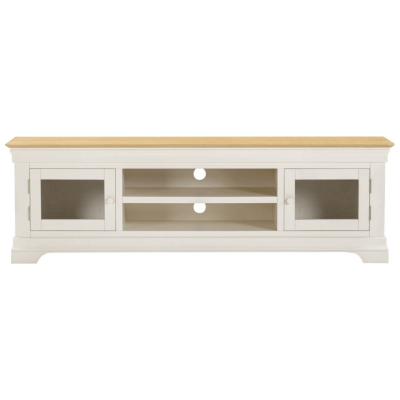 Bordeaux TV Stand - Ivory/Oak | Murphy Furniture
