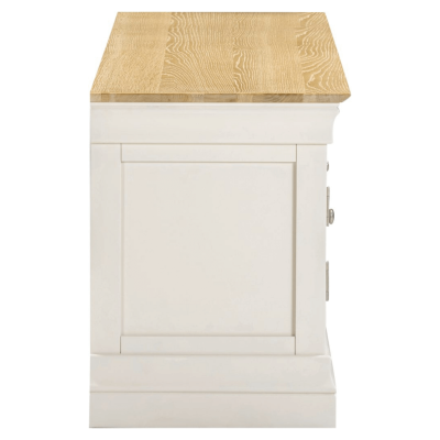 Bordeaux TV Stand - Ivory/Oak | Murphy Furniture
