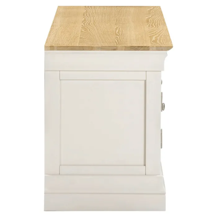 Bordeaux TV Stand - Ivory/Oak | Murphy Furniture
