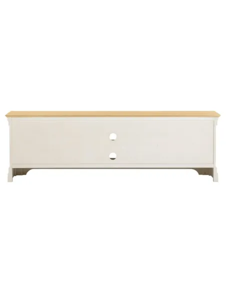 Bordeaux TV Stand - Ivory/Oak | Murphy Furniture