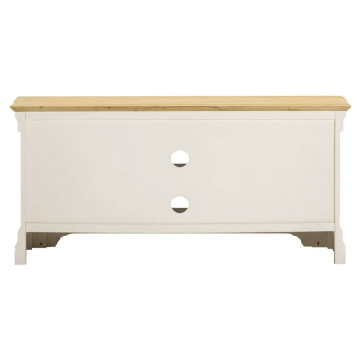 Bordeaux Small TV Stand - Ivory/Oak | Murphy Furniture