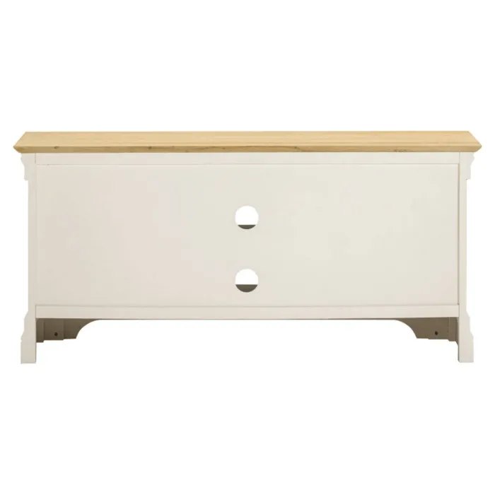 Bordeaux Small TV Stand - Ivory/Oak | Murphy Furniture