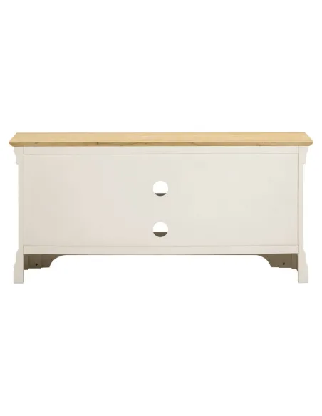 Bordeaux Small TV Stand - Ivory/Oak | Murphy Furniture