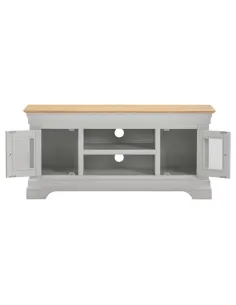 Bordeaux Small TV Stand - Pebble Grey/Oak | Murphy Furniture 2