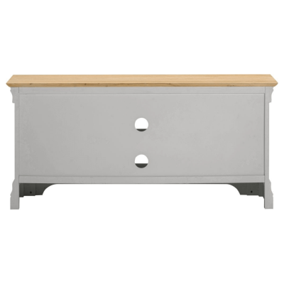 Bordeaux Small TV Stand - Pebble Grey/Oak | Murphy Furniture
