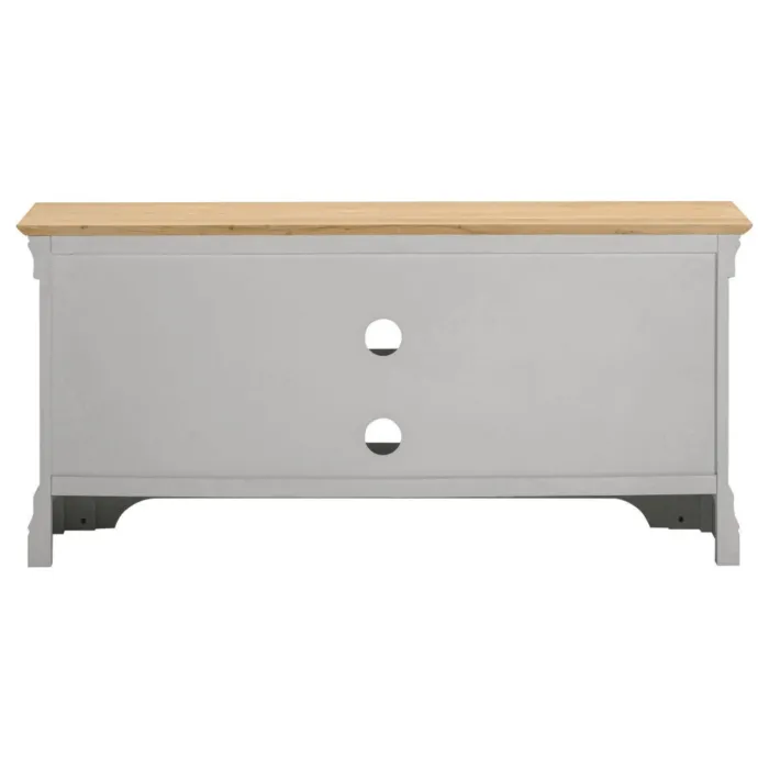Bordeaux Small TV Stand - Pebble Grey/Oak | Murphy Furniture