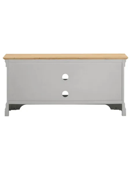 Bordeaux Small TV Stand - Pebble Grey/Oak | Murphy Furniture