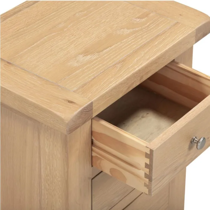 Windsor 3 Drawer Bedside Locker - Natura | Murphy Furniture