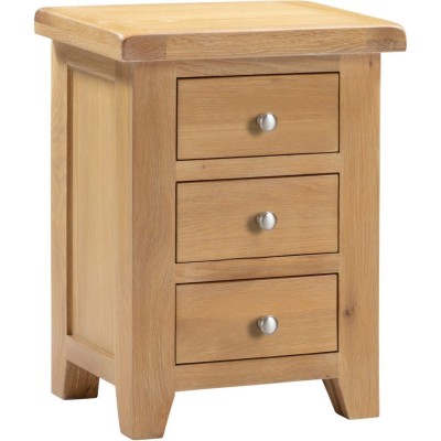 Windsor 3 Drawer Bedside Locker - Natura | Murphy Furniture