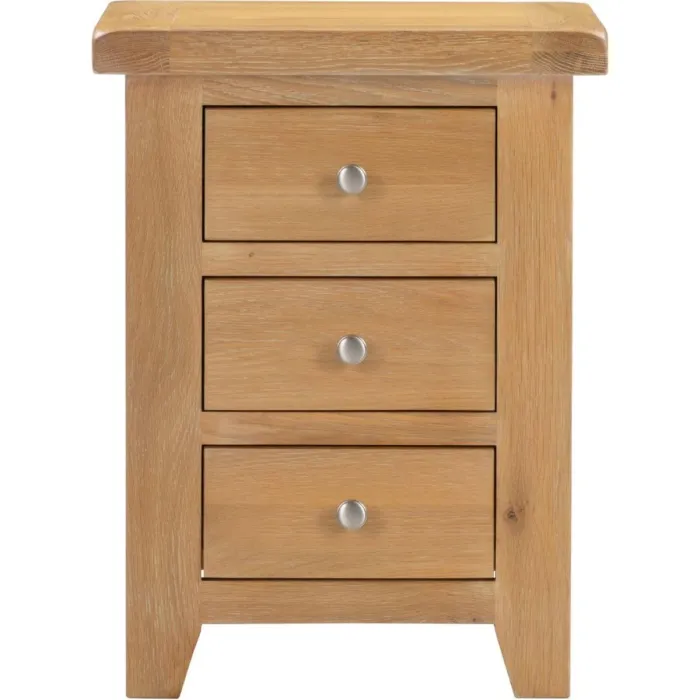 Windsor 3 Drawer Bedside Locker - Natura | Murphy Furniture
