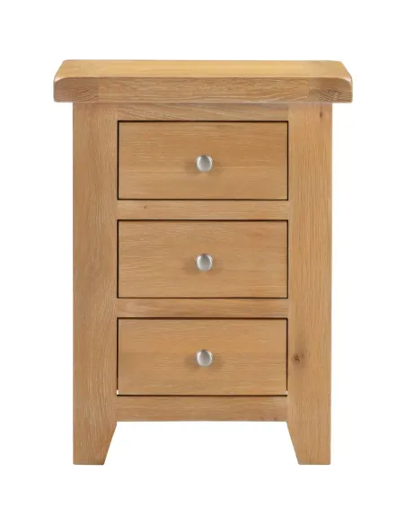 Windsor 3 Drawer Bedside Locker - Natura | Murphy Furniture