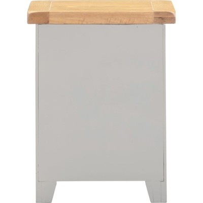 Windsor 3 Drawer Bedside Locker - Pebble | Murphy Furniture