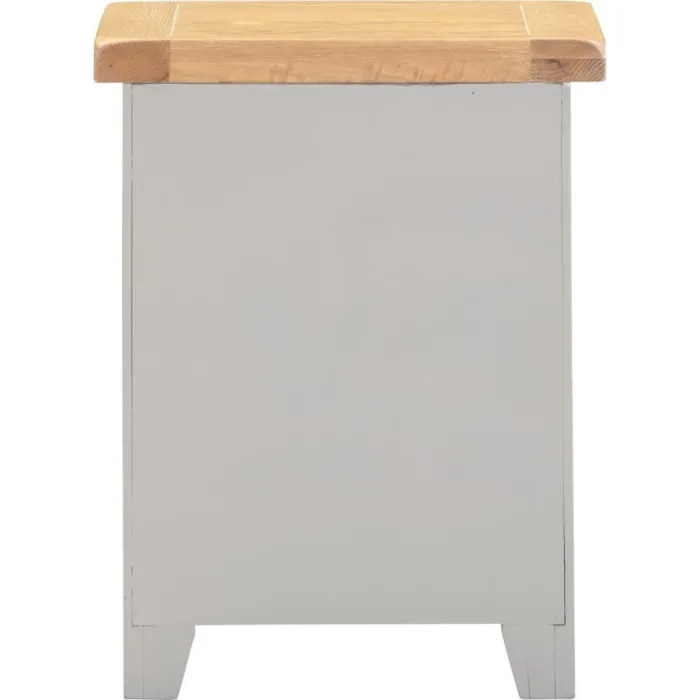 Windsor 3 Drawer Bedside Locker - Pebble | Murphy Furniture