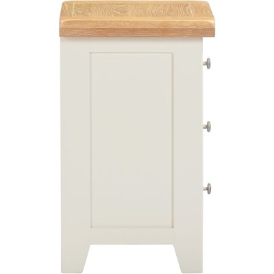 Windsor 3 Drawer Bedside Locker - Ivory/ | Murphy Furniture