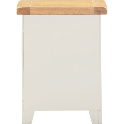 Windsor 3 Drawer Bedside Locker - Ivory/ | Murphy Furniture