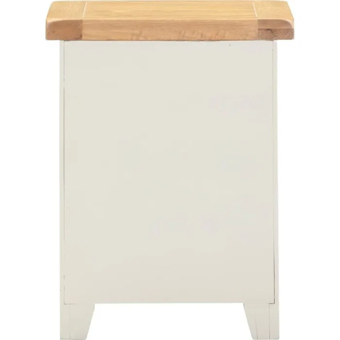 Windsor 3 Drawer Bedside Locker - Ivory/ | Murphy Furniture