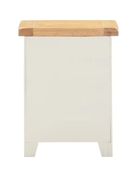 Windsor 3 Drawer Bedside Locker - Ivory/ | Murphy Furniture