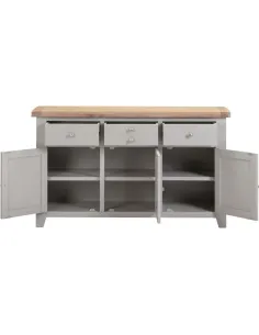 Windsor 3 Door 3 Drawer Sideboard - Pebb | Murphy Furniture 2