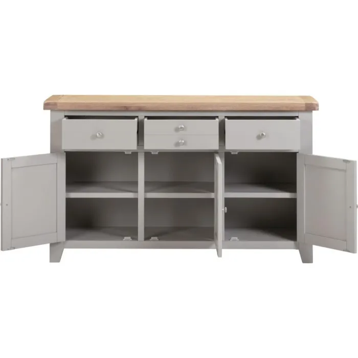 Windsor 3 Door 3 Drawer Sideboard - Pebb | Murphy Furniture