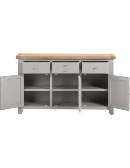 Windsor 3 Door 3 Drawer Sideboard - Pebb | Murphy Furniture